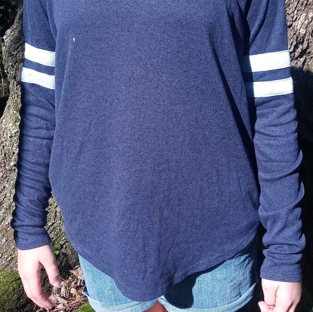 Dark blue long sleeve shirt